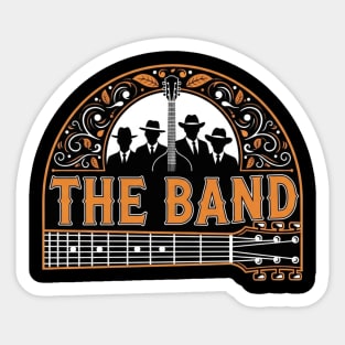 The Band Guitar Silhouette Sticker